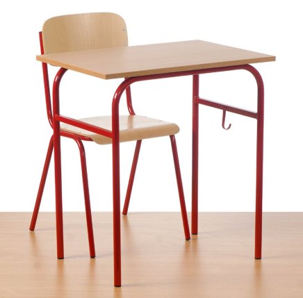 Oskar student set - 1 x table, 1 x chair - size 6