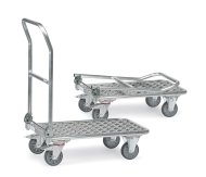 Aluminum platform trucks with folding handle KW (2 models)