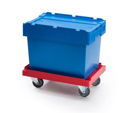 Chassis for HL crates - 4 swivel wheels - 6