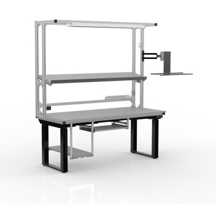 Height-adjustable work table with extension 24100902