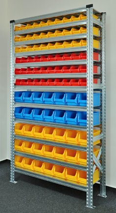 Rack with plastic boxes 877851009_VAR_7 - 2