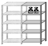 Port rack FIX galvanized type 2190