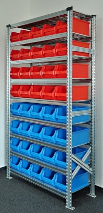 Rack with plastic boxes 877851017_VAR_6 - 2