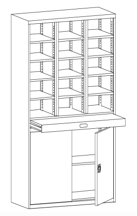 Office cabinet for storing and sorting documents Sbmk 1 - 2