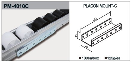 Roller track holder type PM-4010C