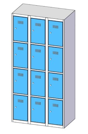 Box cabinet twelve doors XS92-18 - 3