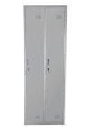 Two-compartment metal wardrobe HDG-02-7047