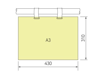 Hanging label pocket NP-0430 - 2