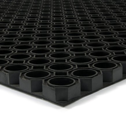 Rubber cleaning entrance mat Honeycomb 81716201