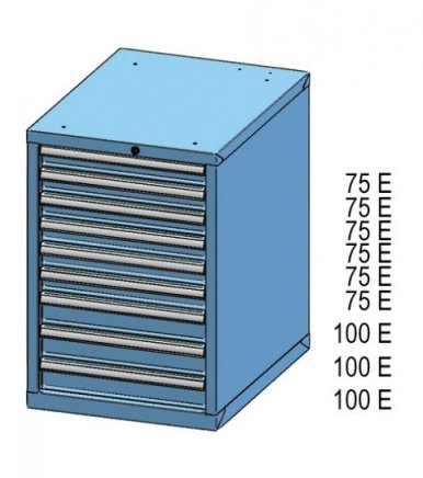 Drawer cabinet ZE 84-9 - 2