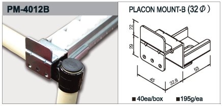 Roller track holder type PM-4012B