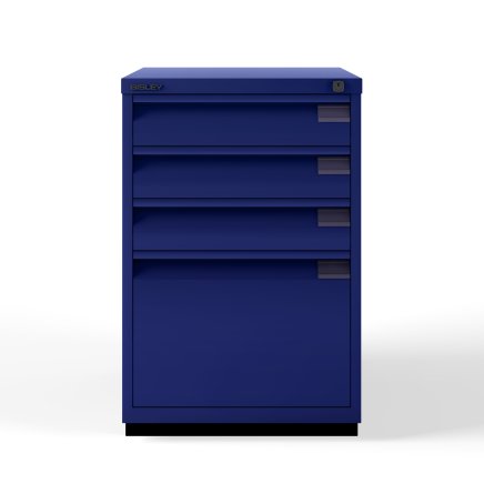 Bisley 1F3E metal filing cabinet