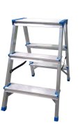 Double-sided aluminum steps DR(150)ALDD-3