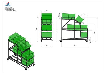 Gravity rack 22013104 - 2