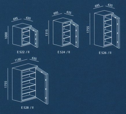 Royal E-II armored safes - 3