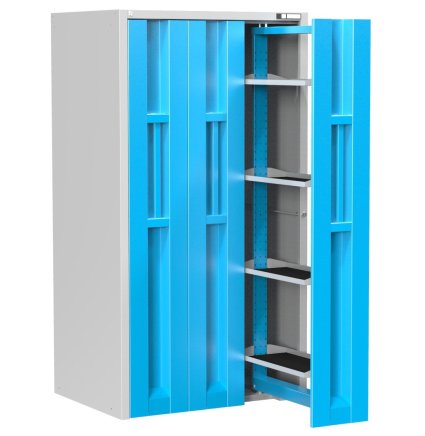 Workshop cabinet with sliding doors and shelves VSD1