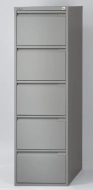 Five-drawer filing cabinet Bisley BS5E/A4+FLS