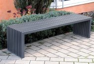 Saturn all-metal modern bench