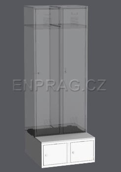 Wardrobe pedestal LBX 42A - 800 mm - 2