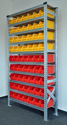 Rack with plastic boxes 877851018_VAR_6 - 2