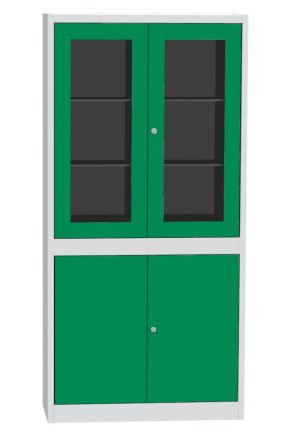 Cabinet with glass and solid doors Kovos SPS K1A - 6