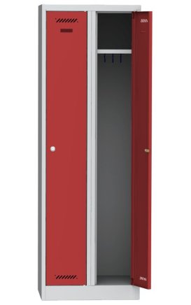 Two-compartment metal wardrobe BAS 32 0022 - 4