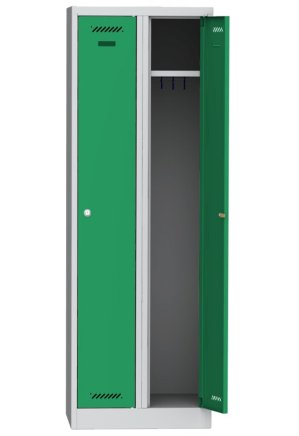 Two-compartment metal wardrobe BAS 32 0022 - 5