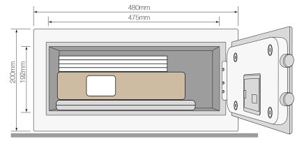 Furniture safe Yale High Security Laptop YLEB/200/EB1 - 6