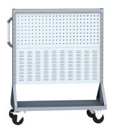 Punch stand PSZ 21 B S1 double-sided on wheels for 4 panels