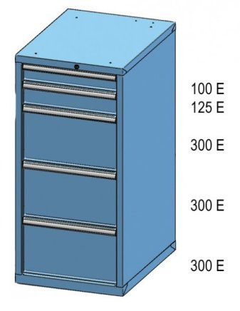 Drawer cabinet ZE 120-3 - 2