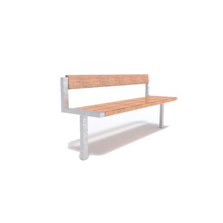 Vincent outdoor metal bench