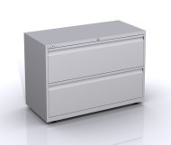 Metal filing cabinet with two drawers SYC10/0/2