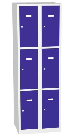 Metal cabinet with lockable boxes type A8233