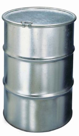 Metal barrels with removable lid (2 models)