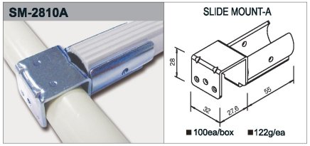 Holder for sliding pipes type SM-2810A