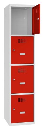 Sus 414 W metal wardrobe, width 400 mm - 4