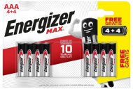 Energizer max plus AA alkaline batteries (set of 4 + 4 free)