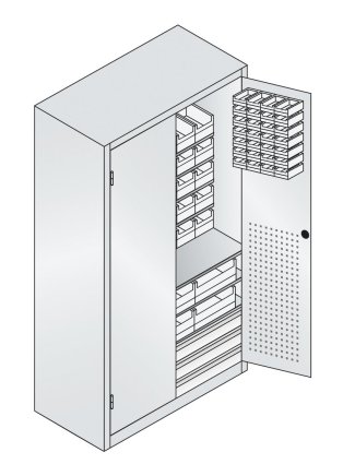 Workshop cabinet with boxes CP 130276-68 - 2