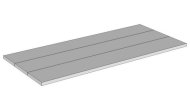 Shelving shelf CLIP/3M galvanized (8 models)