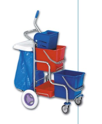 Chamois cleaning cart