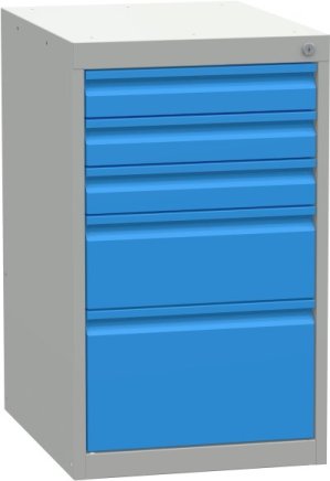 Base workshop container - 5x drawer