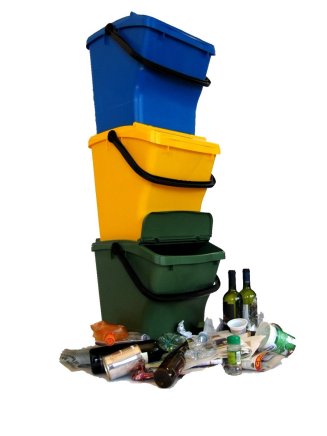 Waste bin Urba Plus - color yellow - 2