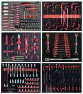 Tool set in foam insert for XT workshop trolleys