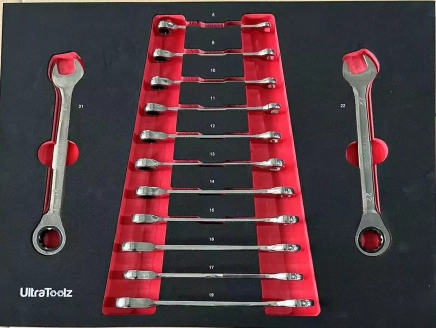 Tool set in foam insert for XT workshop trolleys - 6