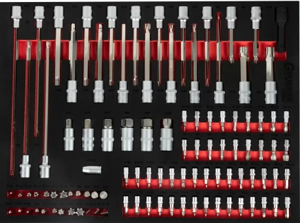 Tool set in foam insert for XT workshop trolleys - 2