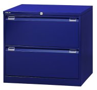 Bisley DF2 double-row metal filing cabinet