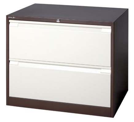 Bisley DF2 double-row metal filing cabinet - 3