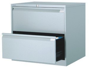 Bisley DF2 double-row metal filing cabinet - 2