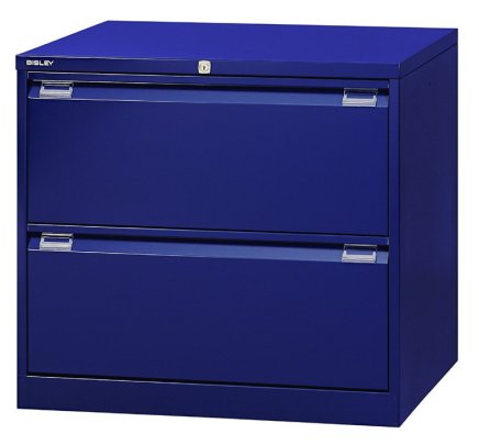 Bisley DF2 double-row metal filing cabinet - 4