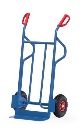 Handcart steel, rubber wheels B1215V